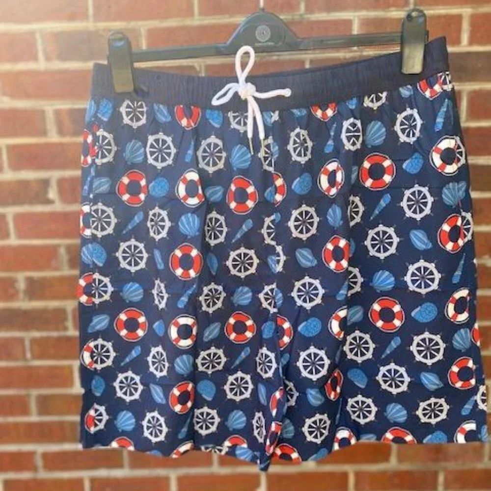 Men's Swim Trunks with Mesh Lining, Quick Dry Board Shorts with Pockets